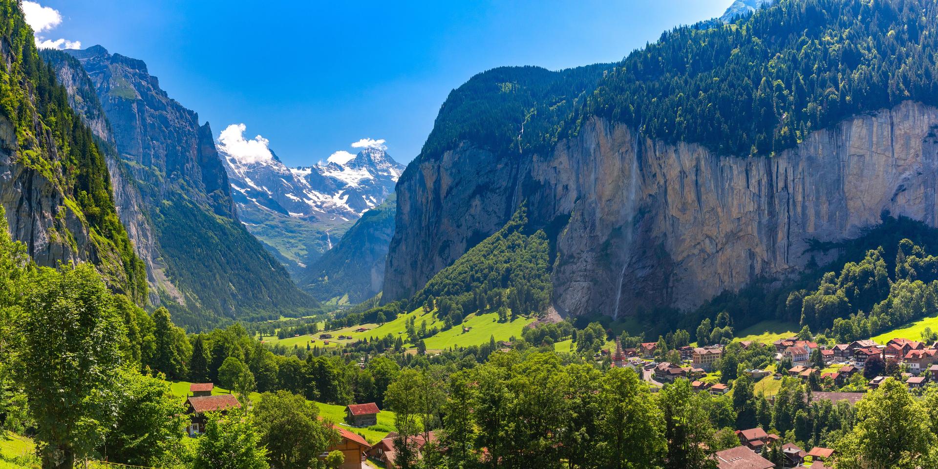 Valley in Switzerland