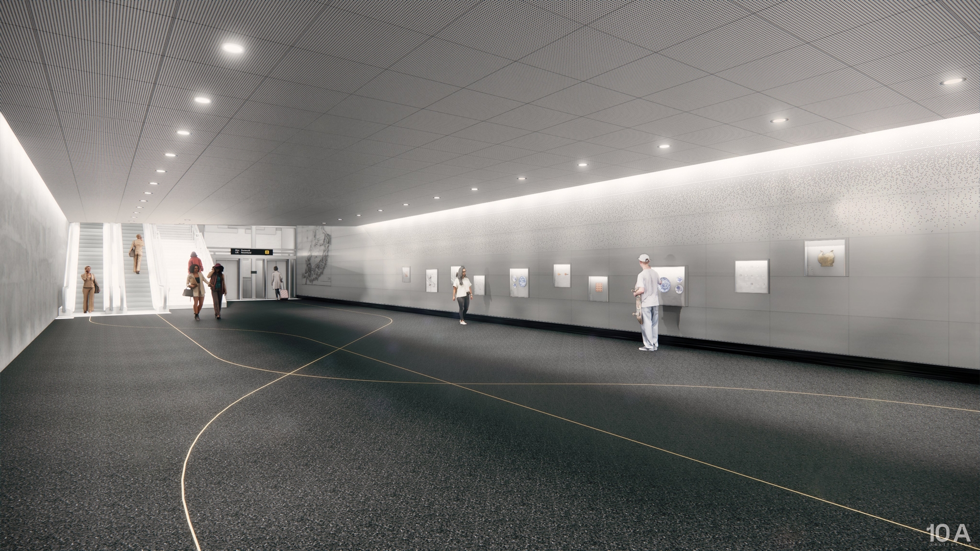 Haga Station is a new underground rail station in central Gothenburg, forming part of the West Link project to improve rail capacity and regional connectivity